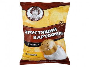 Картофель «Бруто» со вкусом сметаны и зелени 70 гр.: Картофельные чипсы 