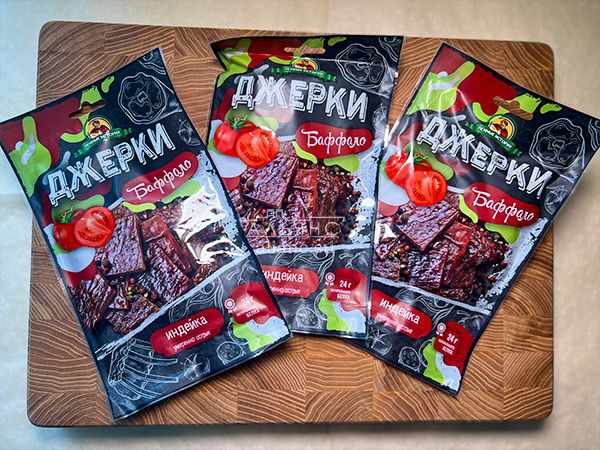 Джерки из индейки "Баффало" 45 гр. в Балашихе