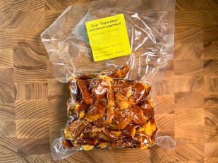 Сырный продукт ФЕРМЕРСКИЙ бочонок укроп чеснок: Жареный сыр