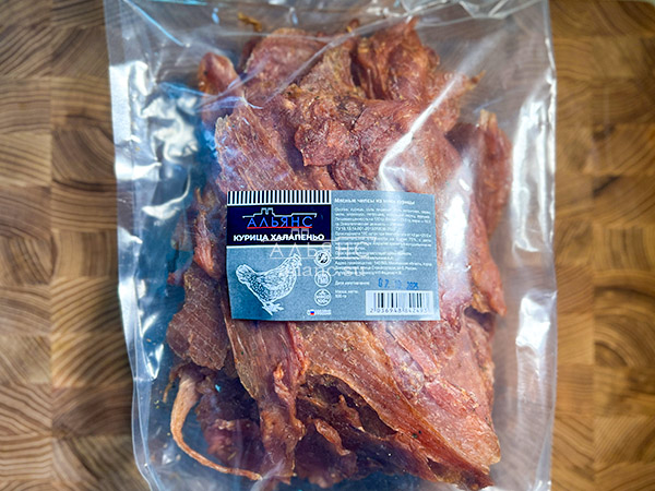 Мясо (АЛЬЯНС) вяленое курица 500гр "С халапеньо" в Балашихе