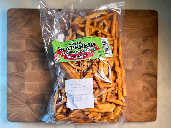 Жареный сыр "ВКУСНЯШКА" (Оливковый) 500гр. в Балашихе