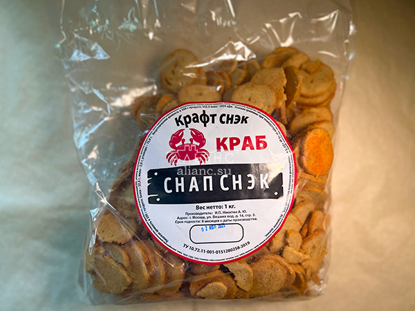 Снапсы ПШЕНИЧНЫЕ "Краб" в Балашихе