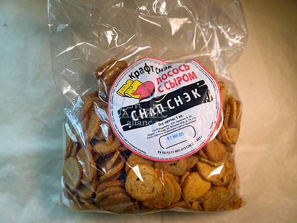 Снапсы ПШЕНИЧНЫЕ "Лосось с сыром" в Балашихе