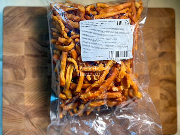 Нитка ЖАРЕНАЯ  Oktobersnack1 кг (сырный продукт) в Балашихе