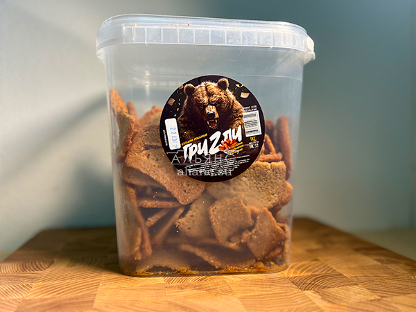 Ведро Ржаные гренки со вкусом Крылышки Барбекю (1 кг) в Балашихе