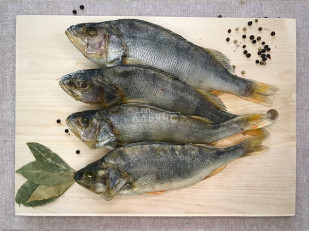 Чипсы из лаваша: Окунь речной вяленый