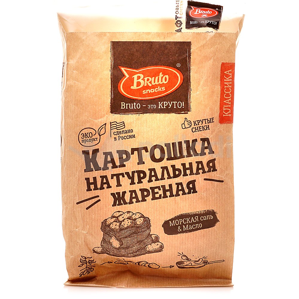 Картофель «Бруто» с солью 70 гр. в Балашихе