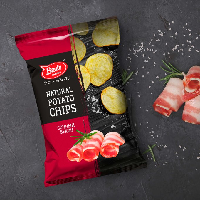 Картофель «Бруто» со вкусом бекона 70 гр. в Балашихе