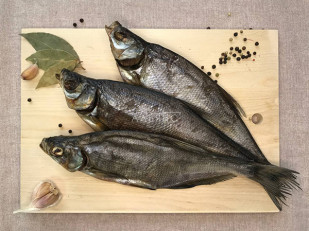 Корюшка с икрой вяленая ГОСТ (крупная): Синец вяленый