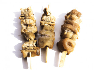 Белый амур холодного копчения: Шашлычок из щуки холодного копчения