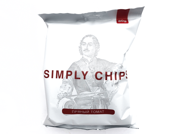 Картофельные чипсы "Simple chips" Пряный томат 80 гр. в Балашихе